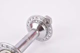 NOS Weco chrome plated steel small flange Front Hub with solid axle and 36 holes from the 1950s - 1970s