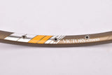 NOS dark anodized Campagnolo Victory Crono tubular single rim in 28" with 36 holes from the 1980s