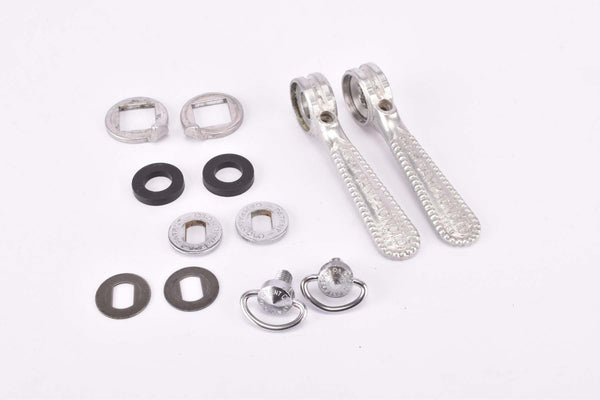 Campagnolo Record / Super Record #1014 (#1013/5 & #1013/6) braze-on Gear Lever Shifter Set from the 1970s