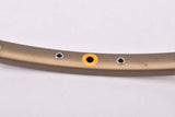 NOS dark anodized Campagnolo Victory Crono tubular single rim in 28" with 36 holes from the 1980s