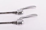Shimano Deore / Deore II / Deore DX quick release set, front and rear Skewer for 100 / 135 mm, from the 1990s