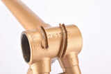 Champagne (Gold ish) Gazelle Champione Mondial AB-Frame frame set in 52.5 cm (c-t) / 51 cm (c-c) with Reynolds 531c tubing and Campagnolo drop outs from 1983