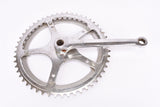 Vintage cottered chromed steel crankarm right drive side with 52/47 teeth in 170 mm