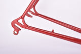 Red Cobus Jan van de Klundert (JK) vintage steel cyclocross bike frame set in 57 cm (c-t) / 55 cm (c-c) with Reynolds 531 tubing and Campagnolo dropouts