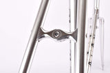 Silver anodized Alan Mod. Super Record Strada vintage aluminum frame set in 61.8 cm (c-t) 60 cm (c-c) from 1980