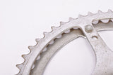 Vintage cottered chromed steel crankarm right drive side with 52/47 teeth in 170 mm