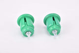 NOS Green adjustable screw on / screw tight expandable handlebar end plugs from the 1970s
