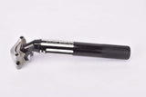 black anodized Campagnolo Super Record #4051/1 Panto Chesini Seatpost with 27.2 mm diameter from the 1980s