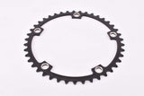 NOS black anodized Gipiemme Azzurro Chainring with 42 teeth and 144 mm BCD from the 1980s