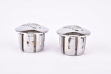 NOS silver chromed 3ttt handlebar end plugs