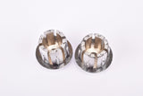 NOS silver chromed 3ttt handlebar end plugs