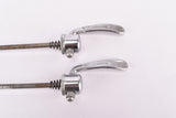 Shimano 600 #6100 / 600 EX Arabesque #6200 quick release set, front and rear Skewer for 100 / 126 mm from the 1970s - 1980s