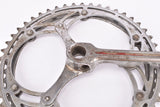 Smutny 2-arm fluted cottered chromed steel crankarm right drive side with 49/46 teeth in 170 mm from the 1940s - 1950s (Zweiarm Kurbel)