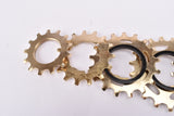 NOS/NIB Shimano Dura-Ace EX #FH-7260 " #CS-7200 " golden 6-speed Uniglide (UG) cassette with 13-23 teeth from the 1970s - 1980s