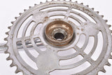 Steyr-Daimler-Puch (Styria) Waffenrad Tretscheibe / Vollscheiben Keil-Kurbel Glockenlager double fluted cottered chrome steel crank set with 44 teeth in 175 mm