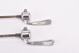 Shimano 600 #6100 / 600 EX Arabesque #6200 quick release set, front and rear Skewer for 100 / 126 mm from the 1970s - 1980s