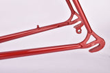 Red Cobus Jan van de Klundert (JK) vintage steel cyclocross bike frame set in 57 cm (c-t) / 55 cm (c-c) with Reynolds 531 tubing and Campagnolo dropouts