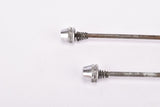 Shimano 600 #6100 / 600 EX Arabesque #6200 quick release set, front and rear Skewer for 100 / 126 mm from the 1970s - 1980s
