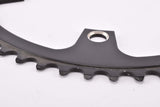 NOS black anodized Gipiemme Azzurro Chainring with 53 teeth and 144 mm BCD from the 1980s