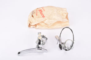 NOS/NIB Specialites Huret Avant a Cable 900, Huret Club #Ref. 900 (front derailleur) and Luxe / Eco #Ref. 1342 (shifter) friction front derailleur gear shifting set from the 1970s - 1980s