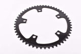 NOS black anodized Gipiemme Azzurro Chainring with 53 teeth and 144 mm BCD from the 1980s