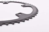 NOS black anodized Gipiemme Azzurro Chainring with 53 teeth and 144 mm BCD from the 1980s