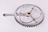 NOS Diamant 167 fluted three arm cottered chromed steel crank set with 51/48 teeth in 170mm and BSA Bottom Bracket in 138mm