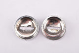 Nervar silver chromed plastic crank Dust Cap