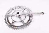 Stronglight fluted 3-arm cottered steel crank set with 52/45 teeth in 170 mm from the 1960s - 1970s