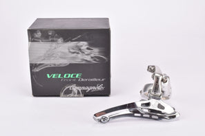 NOS/NIB Campagnolo Veloce FB (X Flat-Bar) #FD5-VL2C5FB 10-speed clamp-on Front Derailleur from the 2000s