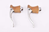 Campagnolo (Nuovo) Record Brake Lever set #2030 with Brown Shield Logo hoods from the 1980s