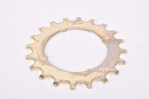 NOS Suntour Pro Compe #5 5-speed and 6-speed Cog, golden steel Freewheel Sprocket with 20 teeth from the 1970s - 1980s