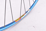 28" Dura-ace #HB-7400 / #FH-7403 8-speed Wheelset with blue Mavic Open Pro clincher Rims and black DT-Swiss DD-Spokes  from 1991 / 93