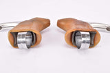 Campagnolo (Nuovo) Record Brake Lever set #2030 with Brown Shield Logo hoods from the 1980s
