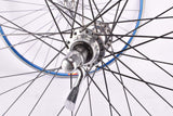 28" Dura-ace #HB-7400 / #FH-7403 8-speed Wheelset with blue Mavic Open Pro clincher Rims and black DT-Swiss DD-Spokes  from 1991 / 93