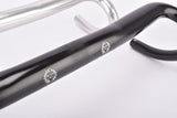VeloOrange Grand Cru Nouveau Randonneur Handlebar in 42,44,46 cm (c-c) and 31.8 mm clampsize, silver and black