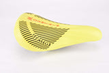 Neon Yellow Iscaselle Mountain, Springloaded MTB Saddle from the 1980s / 1990s