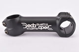 NOS/NIB Deda Quattro Ahead stem in size 120mm with 31.7mm bar clamp size from the 2000s