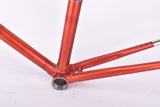 Red Cycles Gitane Super Olympic vintage steel road bike frame set in 56 cm (c-t) / 54 cm (c-c) with Reynolds 531 tubing and Campagnolo dropouts from 1974