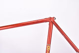 Red Cycles Gitane Super Olympic vintage steel road bike frame set in 56 cm (c-t) / 54 cm (c-c) with Reynolds 531 tubing and Campagnolo dropouts from 1974
