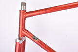 Red Cycles Gitane Super Olympic vintage steel road bike frame set in 56 cm (c-t) / 54 cm (c-c) with Reynolds 531 tubing and Campagnolo dropouts from 1974