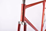 Red Cycles Gitane Super Olympic vintage steel road bike frame set in 56 cm (c-t) / 54 cm (c-c) with Reynolds 531 tubing and Campagnolo dropouts from 1974