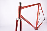 Red Cycles Gitane Super Olympic vintage steel road bike frame set in 56 cm (c-t) / 54 cm (c-c) with Reynolds 531 tubing and Campagnolo dropouts from 1974