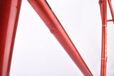 Red Cycles Gitane Super Olympic vintage steel road bike frame set in 56 cm (c-t) / 54 cm (c-c) with Reynolds 531 tubing and Campagnolo dropouts from 1974