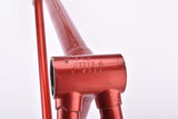 Red Cycles Gitane Super Olympic vintage steel road bike frame set in 56 cm (c-t) / 54 cm (c-c) with Reynolds 531 tubing and Campagnolo dropouts from 1974