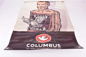 Columbus Tubing, The Soul of Cycling since 1919 vintage roadbike race Sponsor / Advertisment banner in 0.5x1.3m