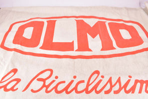 Olmo la Biciclissima red and white vintage roadbike race Sponsor / Advertisment banner in 2.6x0.8m