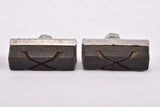 Weinmann Brev. S.R. 75 black X-Cut replacement brake pad set (4 pcs)