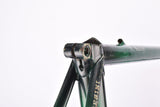 Custom painted dark metallic green glossy liquid Chesini Arena frame set with effect paint in 59.5 cm (c-t) / 58 cm (c-c) with Columbus SL tubing from the early 1980s / 1990s