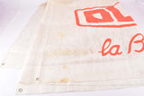 Olmo la Biciclissima red and white vintage roadbike race Sponsor / Advertisment banner in 2.6x0.8m